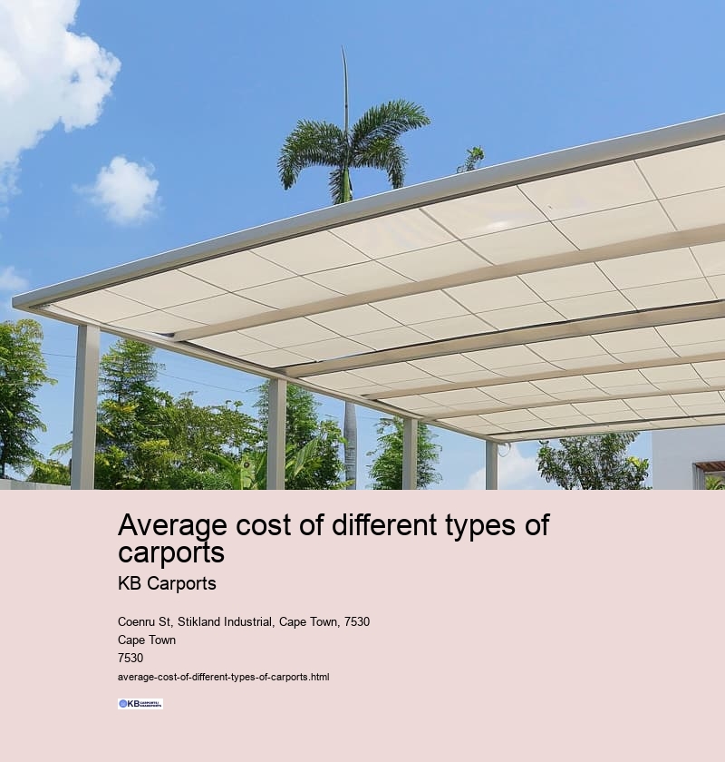Average cost of different types of carports