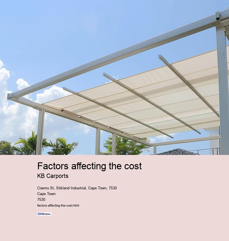 Factors affecting the cost