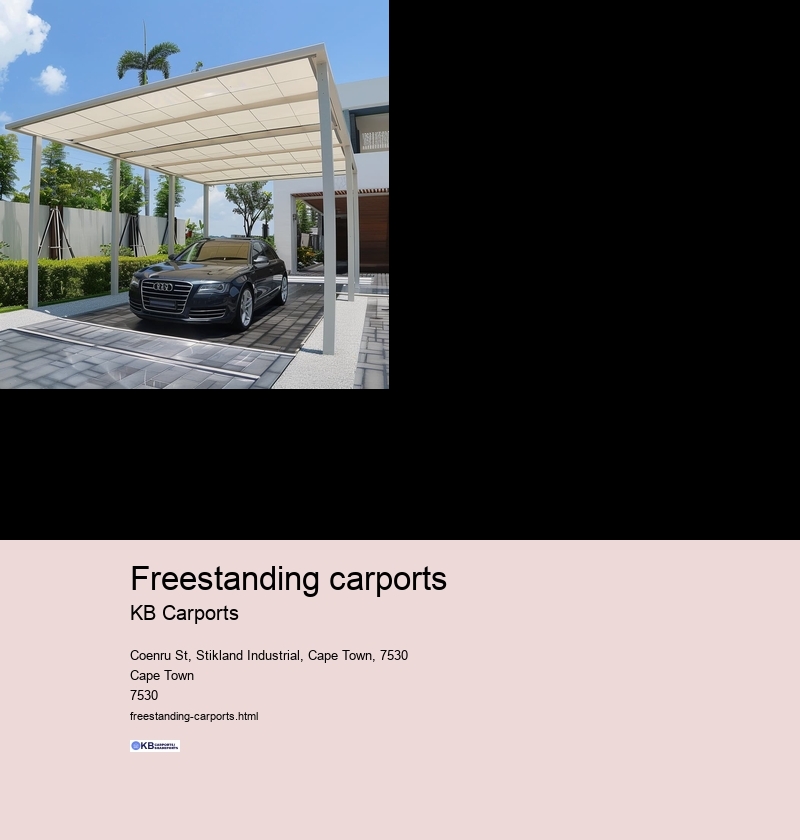 Freestanding carports